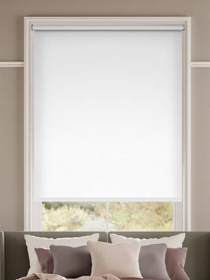 Toledo Blackout Crisp White Roller Blind thumbnail image